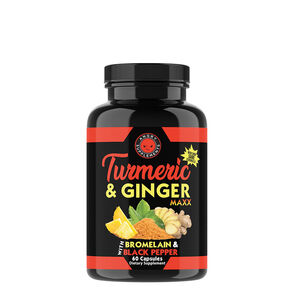 Turmeric &amp; Ginger MAXX - 60 Capsules &#40;30 Servings&#41;  | GNC